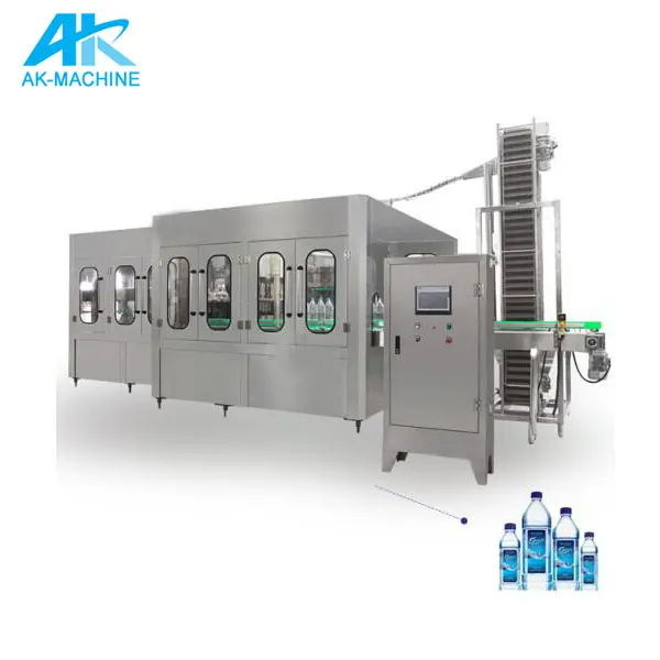 Máquina de garrafagem de água de alta precisão, preço, planta mineral, projeto com máquina purificadora de água