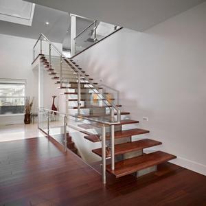Escalier moderne en métal Prima, escalier escamotable à distance du Guangdong, escalier en acajou - Product Image 5