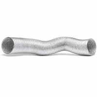 Tuyau de ventilation portable, 4 pouces, tube en aluminium, flexible, ventilation de la maison