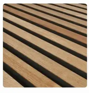Деревянная фанера mdf перфорированная деревянная планка акустическая настенная декоративная панель
