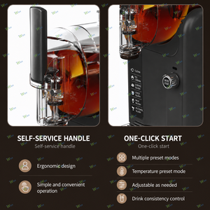 Máquina de Bebidas Congeladas WICE para el Hogar, Máquina de Hielo Comercial para Enfriamiento Rápido, Compresor de Alta Eficiencia para Producción Rápida - Product Image 6