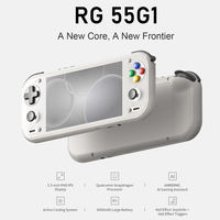 Console de jeu portable Anbernic RG55G1, écran tactile 5,5 pouces, 4 Go + 64 Go, Android 14, Full HD, Qualcomm Snapdragon, batterie 6000 mAh, Wi-Fi