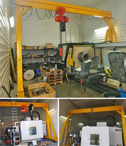 Grue à portique électrique à levage par élévation, 5 tonnes, petite grue mobile à portique - Product Image 5