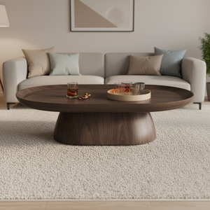 Tavolino da Caffè in Legno Impiallacciato, Stile Mid-Century Retro Wabi-Sabi, <span class=keywords><strong>per</strong></span> <span class=keywords><strong>Piccoli</strong></span> Soggiorni, Arredamento Casa, Vendita Diretta dalla Fabbrica - Product Image 1