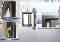Pergola bioclimatique extérieure en aluminium de taille OEM, imperméable, avec portes à lames orientables en aluminium