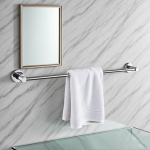<span class=keywords><strong>Porte</strong></span>-serviettes mural moderne en acier inoxydable chromé à un seul poteau pour salles <span class=keywords><strong>de</strong></span> <span class=keywords><strong>bain</strong></span> d'hôtel, longueur 60 cm, facile à nettoyer - Product Image 6