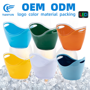 ถังแช่เครื่องดื่มแชมเปญเบียร์แบบกำหนดเอง ถังน้ำแข็งสำหรับไนท์คลับและงานปาร์ตี้ - Product Image 1