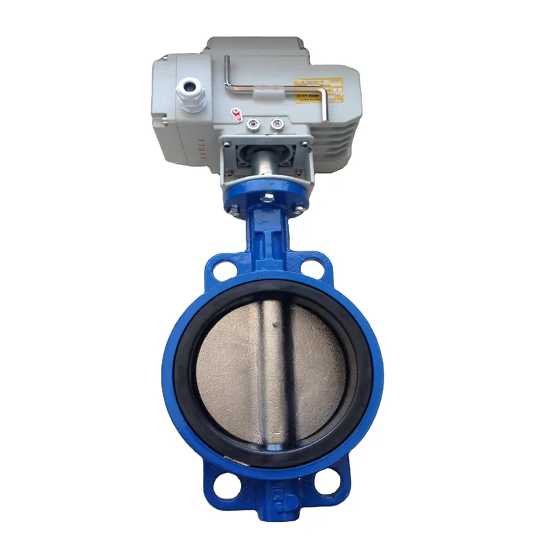 עיבוד מותאם אישית גדול קוטר valve 220V 380V כוח שליטה חשמלי פרפר שסתום