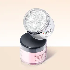 Popular Nail Art Mirror Pigment Powder Shiny Reflective Glitter Diamond Crystal Chrome Nail Art Powder For Nails