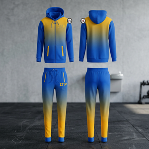 Sigma Gamma Rho Sorors Embroidery <b>Women</b> Fleece Tracksuit | SGR Sorority Embroidered Ladies Custom Style Jogging Suit - Product Image 3