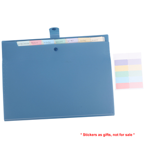 Classeur à soufflet A4 couleur macaron avec 8/12 onglets, pochettes en plastique PP, organiseur de bureau - Product Image 5