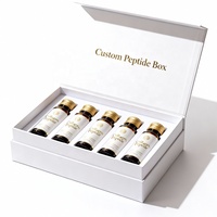 Boîtes rigides personnalisées de luxe en carton brun avec fermeture magnétique haut de gamme, impression quadricolore, emballage cadeau pour médicaments sur mesure