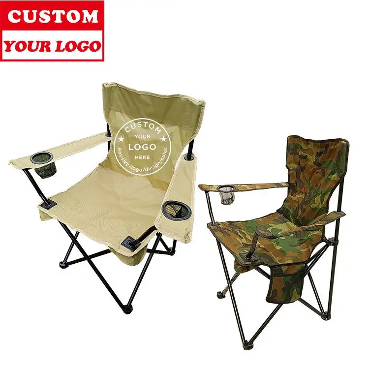 Para campanha atividades Folding Beach Canvas Polyester Lightweight Beach Chair