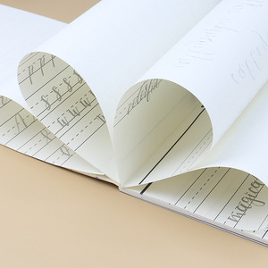 Cahier d'exercices A4 à couverture rigide avec reliure cousue, design <span class=keywords><strong>créatif</strong></span> en lettres Fraktur, pour la pratique de WordArt à l'école - Product Image 5