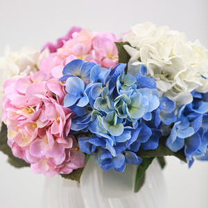 Fiori di Ortensia Artificiali in Lattice di Alta Qualità, 35cm, Effetto Realistico, per Decorazioni Natalizie, Hotel e Casa, Stile Hawaiano - Product Image 6