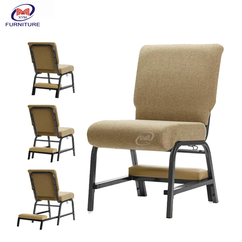 Church Chairs Metal Church Chair Used Chairs for Church for Pew New Wholesale Padded Blue Iron High Density Foam Modern Nokiac32