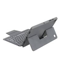 Sarung Keyboard nirkabel, untuk Tab A7/A8/S6 Lite dengan kulit Backlit RGB Antarmuka USB tipe-c bahan TPU + ABS