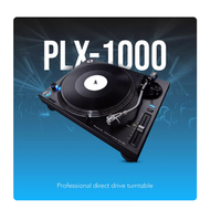 Tocadiscos Pioneer DJ PLX-1000 Pro de Tracción Directa: Alto Torque, Arranque en 0.3s, Totalmente Metálico |   Para Scratchers y DJs Profesionales