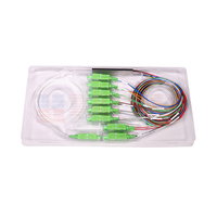 0.9mm jenis tabung baja serat optik 1X16 tabung baja pemisah plc