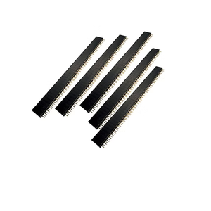 2 pares de conectores macho y hembra de 40 pines y 2,54 mm para prototipos electrónicos de Arduino, proyectos de bricolaje con Raspberry Pi y módulos de breadboard. - Product Image 1