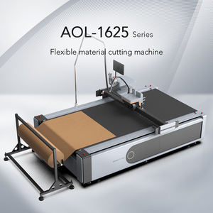 AOL 1625 1825 cnc otomatik dikiş tekstil kumaş deri cnc yuvarlak bıçak kesme makineleri - Product Image 4