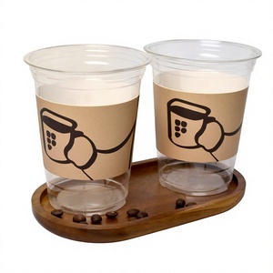 ปลอกกระดาษสำหรับแก้วกาแฟแบบกำหนดเอง ปลอกแก้วกาแฟกระดาษแบบใช้แล้วทิ้งที่ย่อยสลายได้หลากหลายแบบ Kpop - Product Image 1