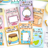 Vente directe d'usine, bloc-notes adhésifs réutilisables respectueux de l'environnement, bloc-notes adhésifs mignons et efficaces avec des décorations de dessins animés, vente en gros