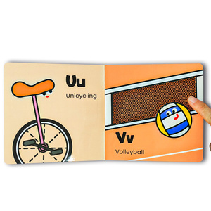 Tùy chỉnh boardbook in trẻ em Hội Đồng Quản trị cuốn sách dịch vụ thiết kế giáo dục thể thao học tập hình ảnh Sách bìa cứng cho trẻ em - Product Image 3