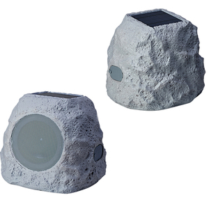 Altavoz Inalámbrico para Exteriores con Forma de Roca, Resistente al Agua IP65, con Energía Solar y Luces RGB, Perfecto para Piscina, Jardín, Ideal para Amantes de la Música - Product Image 1