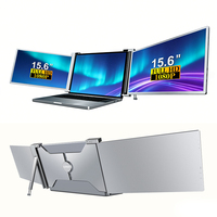 Extensor de Pantalla para Portátil de 15.6 Pulgadas S9, Conexión Plug and Play, Monitor Externo Dual, Pantalla de 1080p para Windows, Mac, Negocios y Oficina