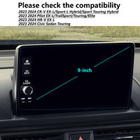 Protecteur d'écran pour Honda CRV 9 pouces 2026 2025 2024 2023 Verre trempé pour Honda CR-V Navigation Touchscreen Film protecteur