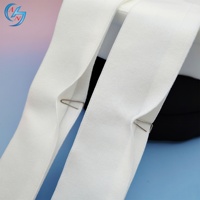 Bande ouverte en nylon à haute élasticité 3cm 4cm 5cm de large noir blanc coloré pour vêtements Textiles de maison Apparel-Y bande élastique
