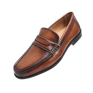 Elegantes Zapatos Casuales Hechos a Mano de Gran Tamaño, Nuevos Zapatos de Negocios a la Moda, Estilo Italiano, Zapatos de Vestir y Oxfords de Cuero para Caballero - Product Image 5