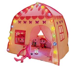 Casa de flores emergente portátil para niños, tienda de juegos de estilo castillo interior para niños para acampar y jugar - Product Image 2