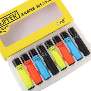 Briquet USB rechargeable au butane moderne 1959 Espagne, corps en plastique couleur arc-en-ciel dégradé, cadeau d'affaires, briquet à cigarettes - Product Image 6
