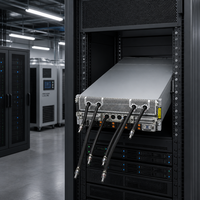 Serveur Rack 4U AI HPC 8-GPU SYS-421GE-NBRT-LCC, double processeur Xeon, 8 To, refroidissement liquide, serveur de calcul haute performance