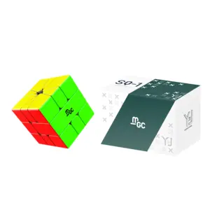 Yongjun MGC SQ-1 3x3 kubus magnetik mainan edukasi anak-anak batu bata warna solid halus teka-teki kubus ajaib