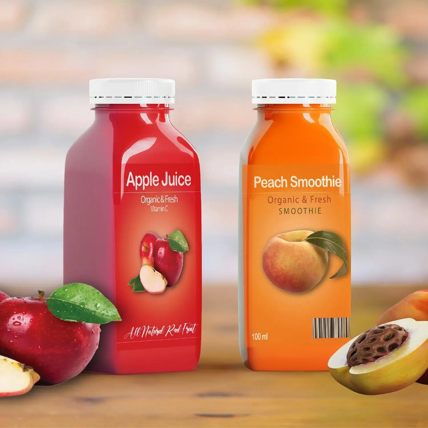 Custom Adhesive Vinyl LOGO Beverage Labels Glass Fruit Juice With Seal Stickers For Jar Bottle Packaging Label