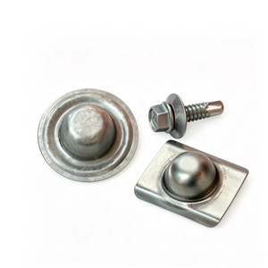 Tapa de rosca redonda impermeable de <span class=keywords><strong>acero</strong></span> galvanizado de 36 mm para tornillos de techo, cubierta de arandela para láminas de techo corrugado, tornillo M16 - Product Image 6