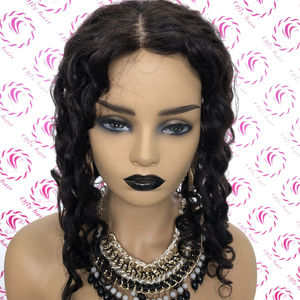 Nouveau Style populaire femmes chinois soie Base fermeture non transformé pas cher bouclés cheveux humains toupet Topper cuticule Remy cheveux prêt - Product Image 5