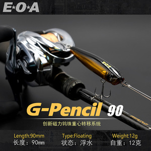 EOA G-Popper66 เหยื่อลอยน้ำแบบ Surface Wave Crawler แพ็ค 90 ชิ้น สำหรับตกปลาแบสในน้ำจืด - Product Image 4