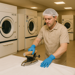 Thương mại lavadoras máy giặt phía trước tải 40kg thiết bị giặt công nghiệp - Product Image 2