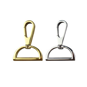 Evelyn's Big D Buckle Stainless Steel Rotating Hook 4.5x3.3Cm For <b>Bags</b> Strong D Ring Hardware <b>Accessory</b> - Product Image 4
