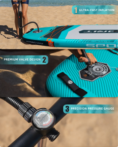 Tabla de Paddle Surf Inflable Personalizada de Nuevo Diseño 11'6"*35"*6" con Material Drop Stitch para Surf y Juegos Acuáticos en el Océano - Product Image 2