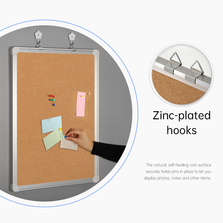 Индивидуальная алюминиевая рамка, тканевый булавка, доска для объявлений с углами из АБС-пластика