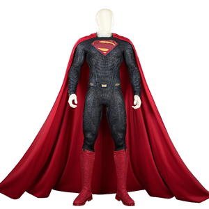 Costume de Superman bleu foncé personnalisé pour ensemble de costumes de Cosplay pour hommes adultes mettant en vedette des personnages de <span class=keywords><strong>film</strong></span> haut en tissu tridimensionnel - Product Image 1