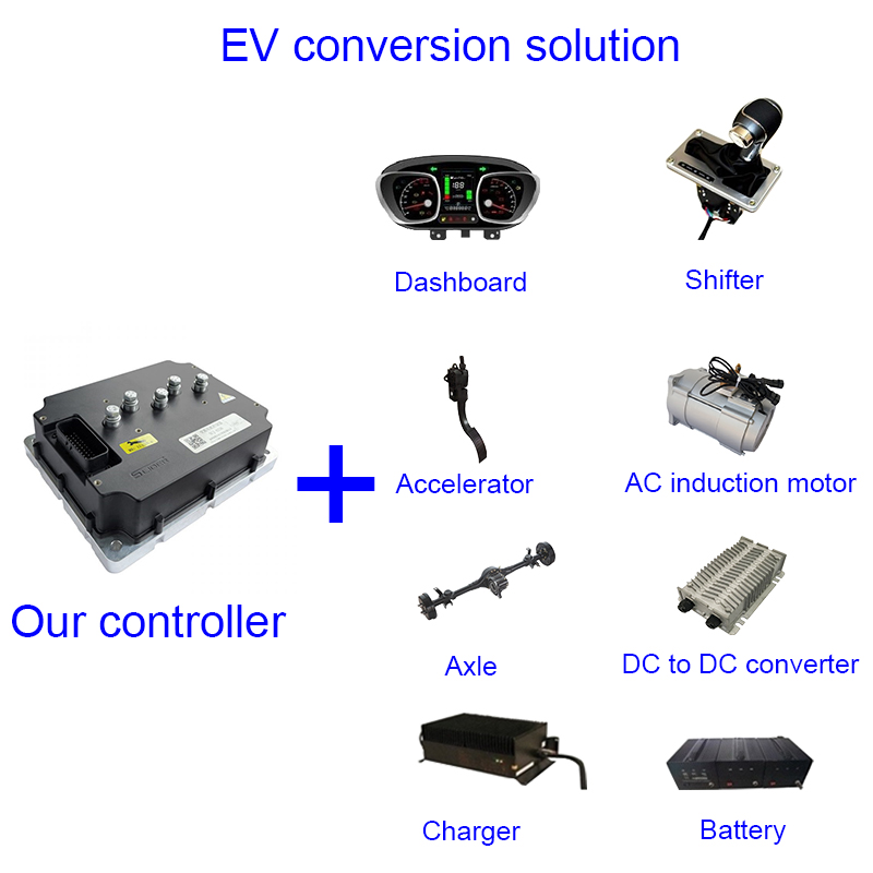 7.5KW 72V AC Motor Controller for 14 Seater Sightseeing Bus