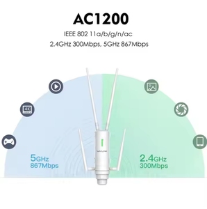 Wavlink AC1200 không thấm nước ngoài trời Wifi phạm vi mở rộng dual-band không dây <span class=keywords><strong>AP</strong></span> tần số kép công suất cao ngoài trời <span class=keywords><strong>Router</strong></span> - Product Image 6
