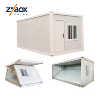ZYBOX Maisons Modulaires Préfabriquées Portables Conteneurs Dépliables Tiny Homes Cabines Bureaux Modules d'Habitation Kits Maisons Extensibles