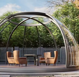 पूर्ण पारदर्शी शिविर रेस्तरां तम्बू आउटडोर प्रीफैब हाउस गुंबद होटल कक्ष - Product Image 6